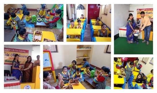carousel showing activies in The Maria Montessori - Best Playschool in Bhagwanpur Muzaffarpur